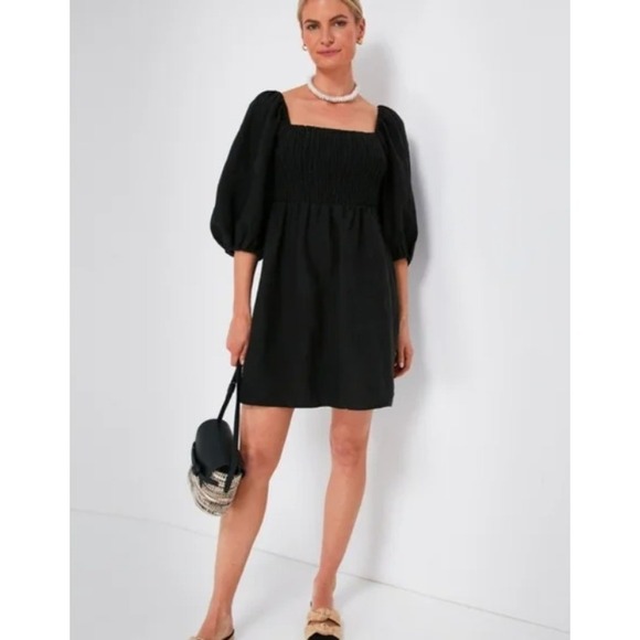 Pomander Place Dresses & Skirts - Tuckernuck Pomander Place Annie Smocked Puff Balloon Sleeve Mini Dress Size XS